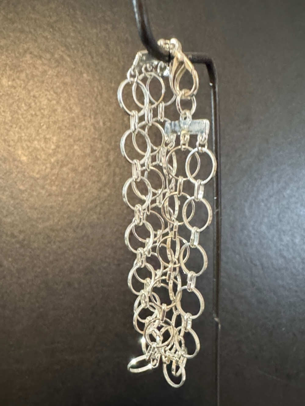 Silver Multi-Link Circle Necklace - Women Jewelry